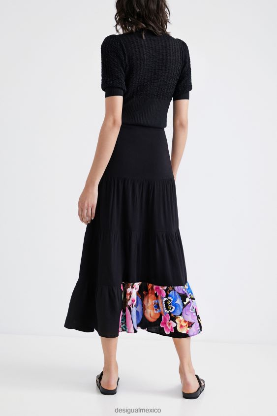 Desigual mujer metro. falda larga de christian lacroix VZ26R01111 ropa