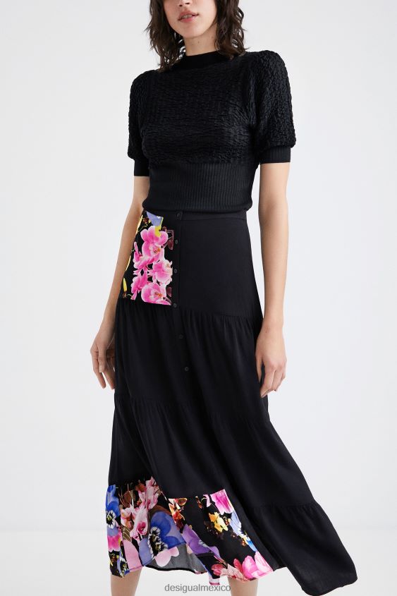 Desigual mujer metro. falda larga de christian lacroix VZ26R01111 ropa