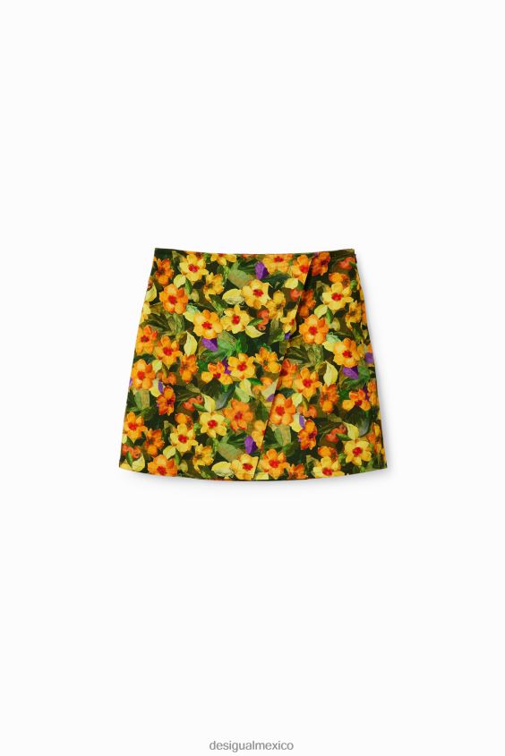 Desigual mujer minifalda ajustada con estampado floral VZ26R0203 ropa