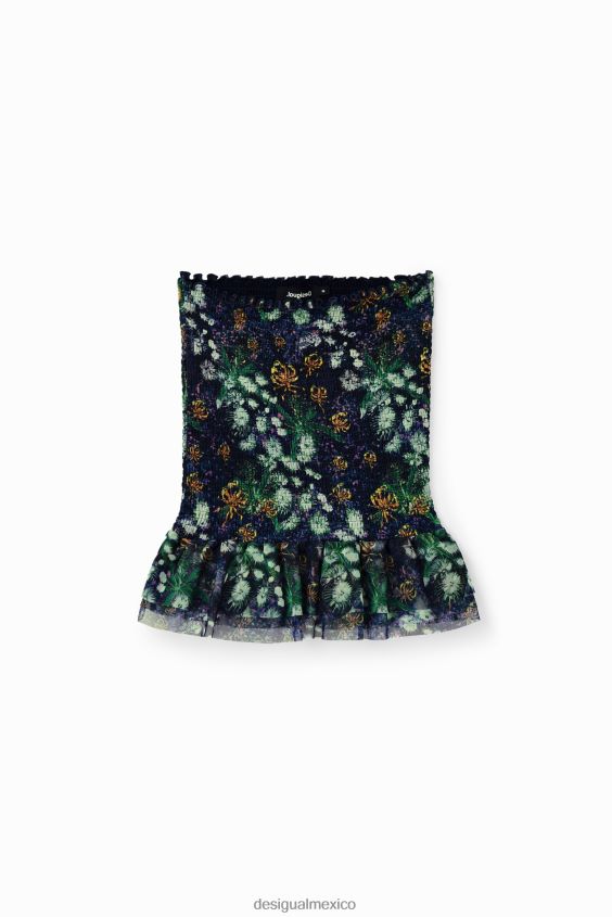 Desigual mujer minifalda ajustada con estampado floral VZ26R0672 ropa