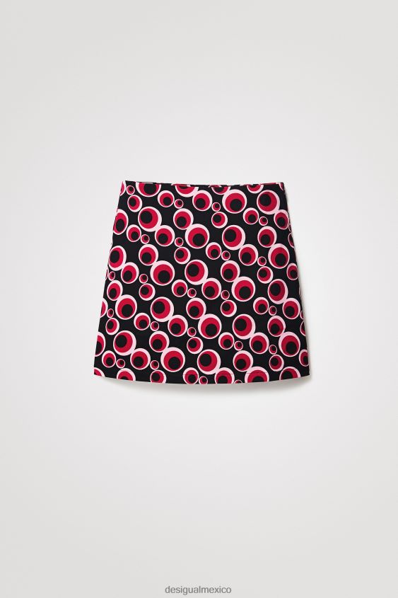 Desigual mujer minifalda circular delgada VZ26R0587 ropa