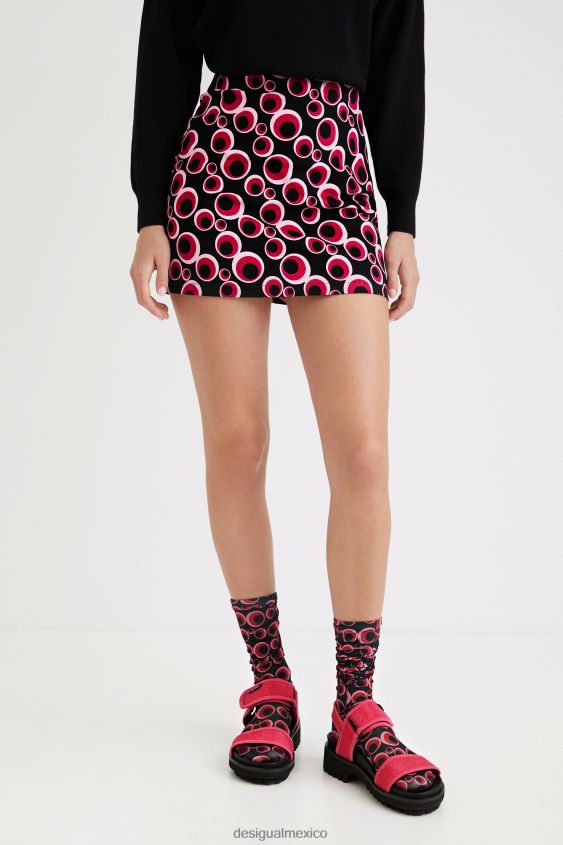 Desigual mujer minifalda circular delgada VZ26R0587 ropa