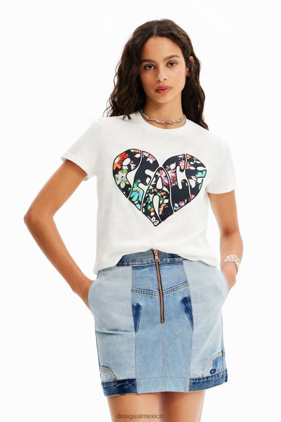 Desigual mujer minifalda de mezclilla reciclada VZ26R0916 ropa