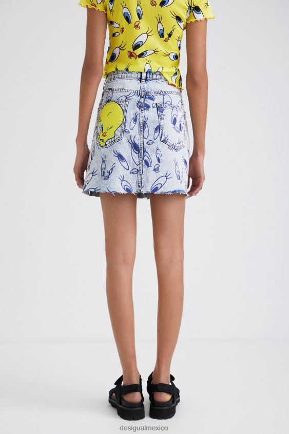 Desigual mujer minifalda vaquera tweety VZ26R0468 ropa