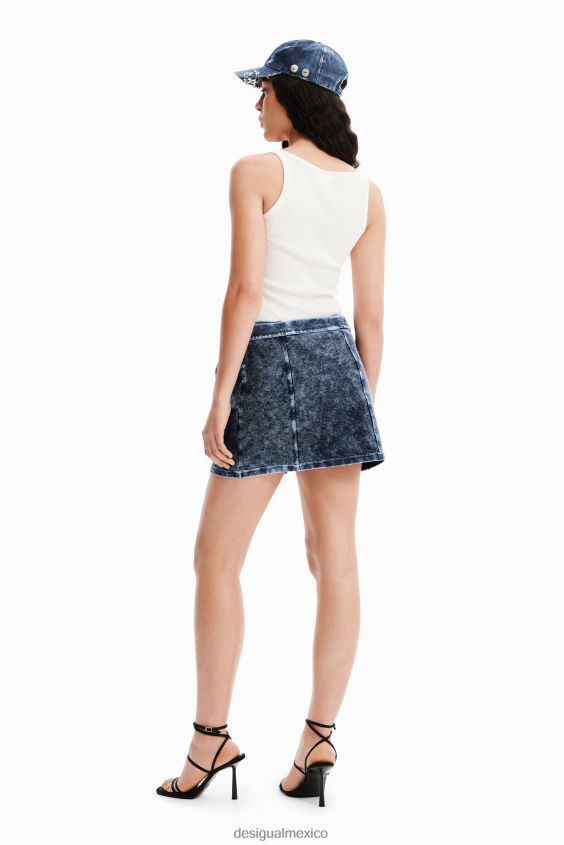 Desigual mujer nathy peluso minifalda riñonera VZ26R0871 ropa