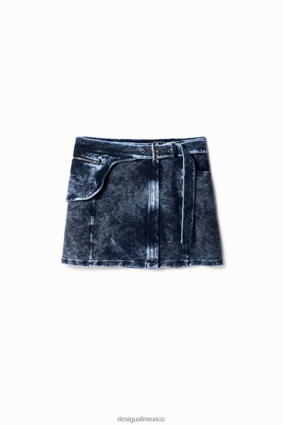 Desigual mujer nathy peluso minifalda riñonera VZ26R0871 ropa