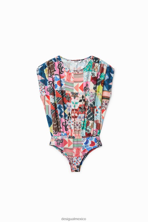 Desigual mujer body con patchwork de johnson hartig VZ26R0878 ropa