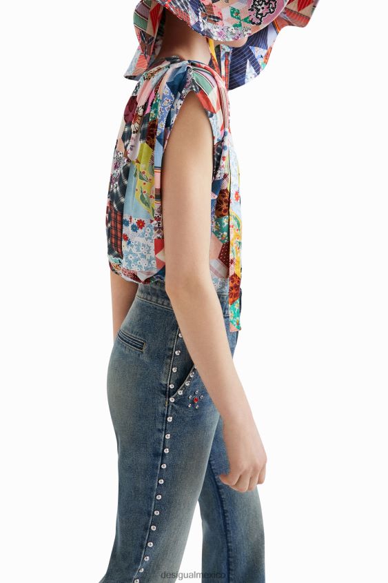 Desigual mujer body con patchwork de johnson hartig VZ26R0878 ropa