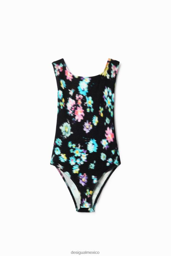 Desigual mujer body con tirantes de canalé VZ26R0740 ropa