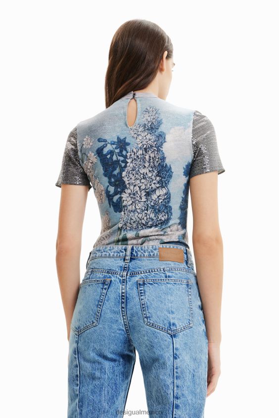 Desigual mujer body de punto metalizado VZ26R0866 ropa