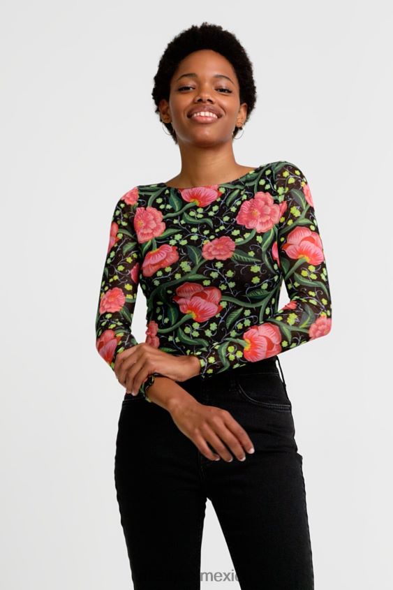 Desigual mujer body floral ajustado VZ26R01088 ropa