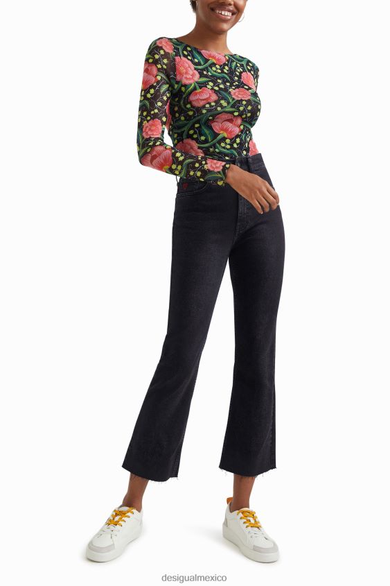 Desigual mujer body floral ajustado VZ26R01088 ropa