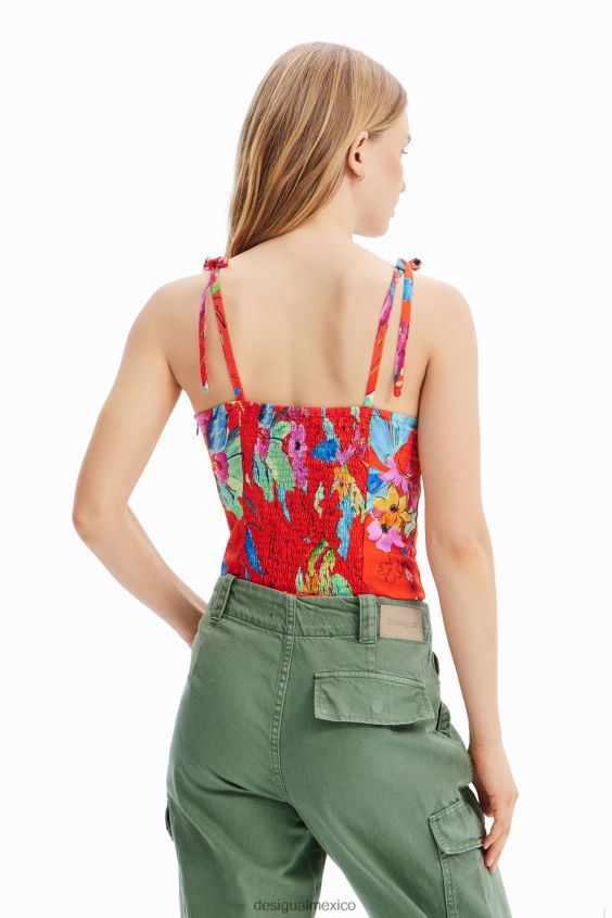 Desigual mujer body tropical con corsé y tiras VZ26R0514 ropa