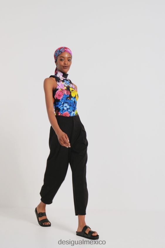 Desigual mujer metro. body con estampado floral de christian lacroix VZ26R01027 ropa