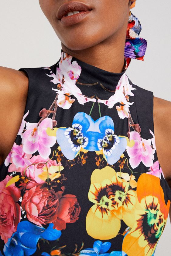 Desigual mujer metro. body con estampado floral de christian lacroix VZ26R01027 ropa