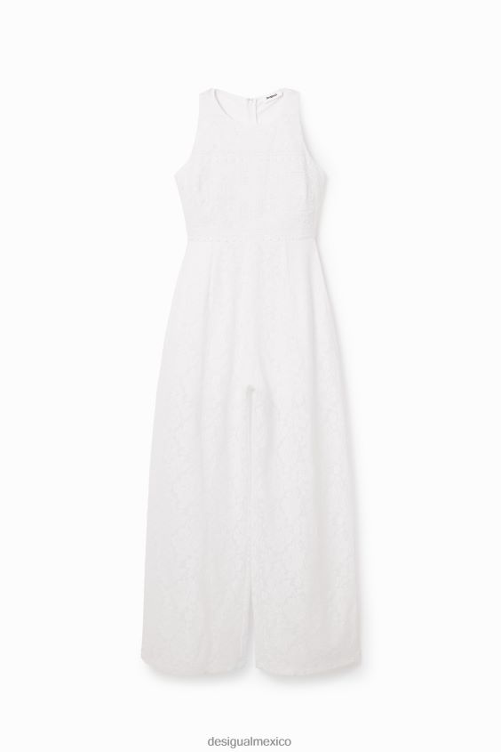 Desigual mujer mono largo de encaje bordado VZ26R0584 ropa