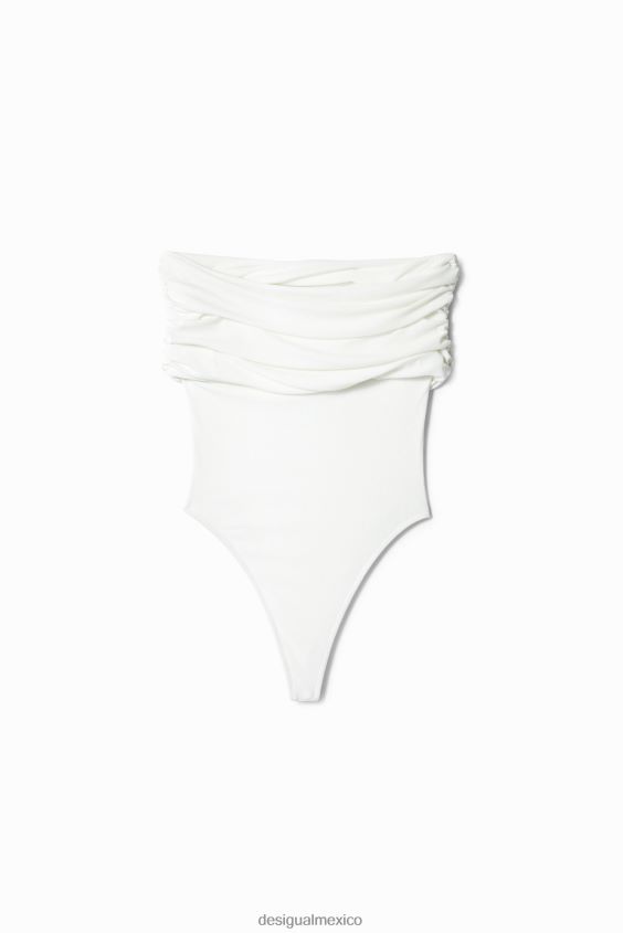 Desigual mujer nathy peluso body escote drapeado VZ26R0465 ropa