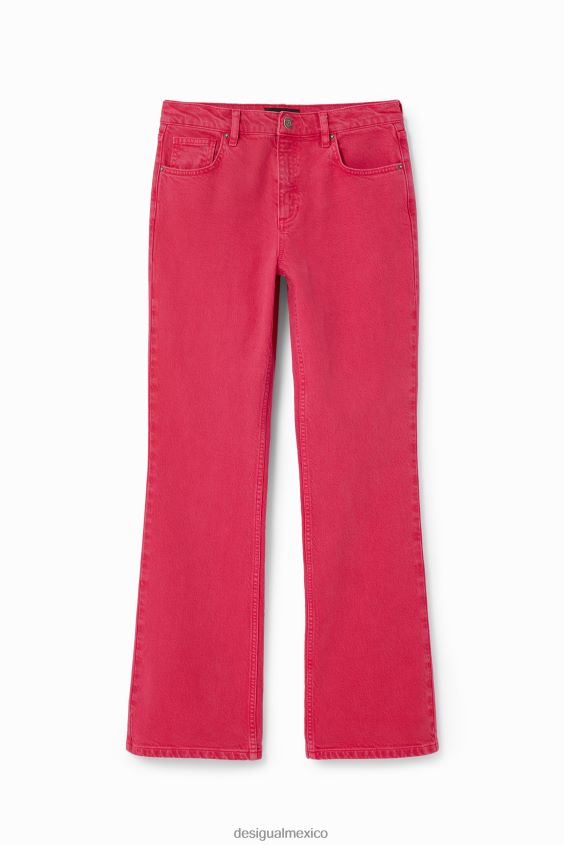 Desigual mujer jeans acampanados lisos VZ26R069 ropa