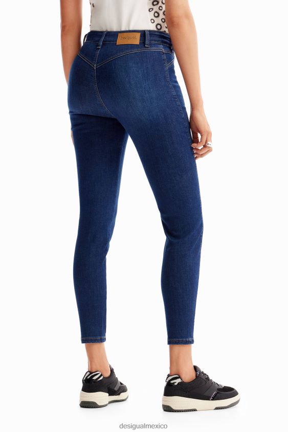 Desigual mujer jeans ajustados con realce VZ26R0141 ropa