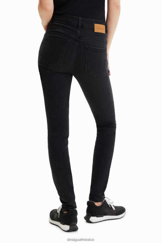 Desigual mujer jeans ajustados con realce VZ26R0216 ropa