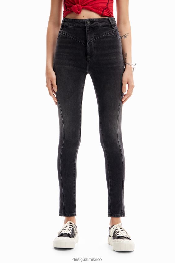 Desigual mujer jeans ajustados con realce VZ26R0245 ropa