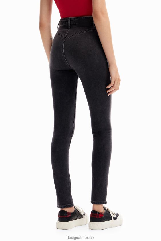 Desigual mujer jeans ajustados con realce VZ26R0245 ropa
