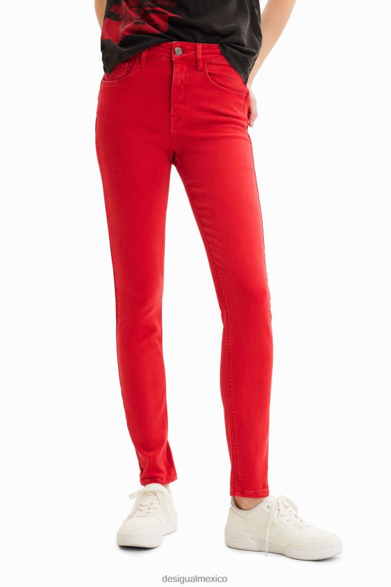 Desigual mujer jeans ajustados con realce VZ26R0288 ropa