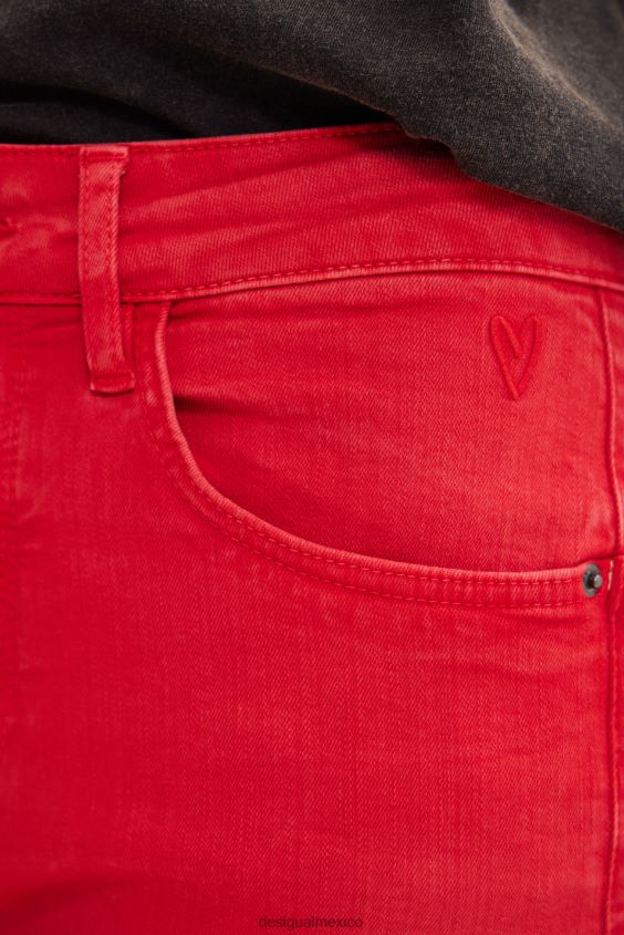 Desigual mujer jeans ajustados con realce VZ26R0288 ropa