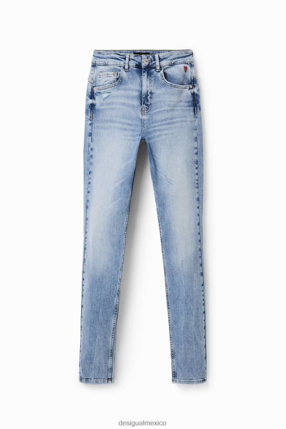 Desigual mujer jeans ajustados con realce VZ26R0766 ropa