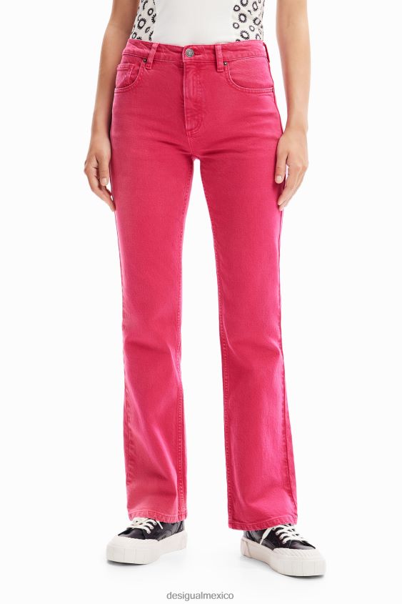 Desigual mujer jeans ajustados con realce VZ26R0999 ropa