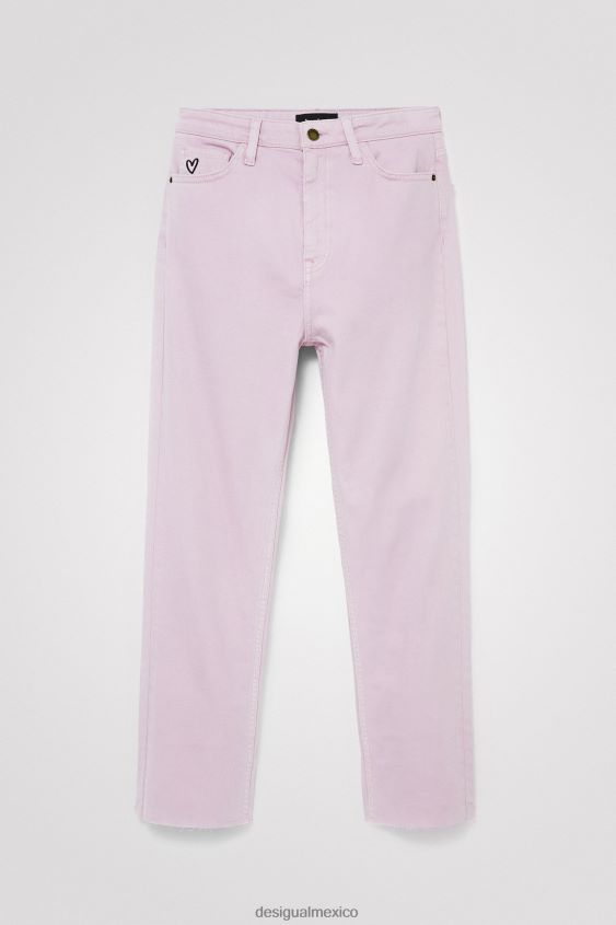 Desigual mujer jeans rectos recortados VZ26R0437 ropa