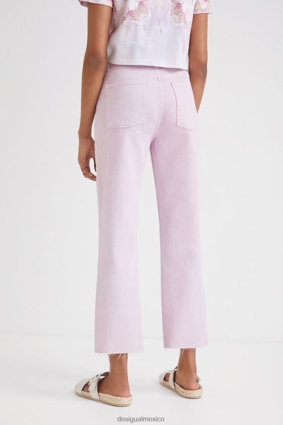 Desigual mujer jeans rectos recortados VZ26R0437 ropa
