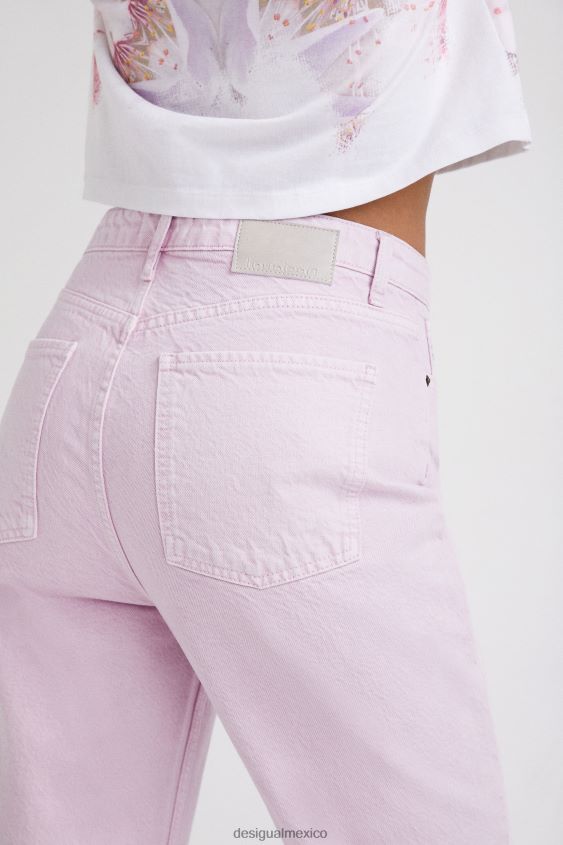 Desigual mujer jeans rectos recortados VZ26R0437 ropa