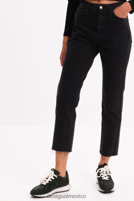Desigual mujer jeans rectos recortados VZ26R0446 ropa