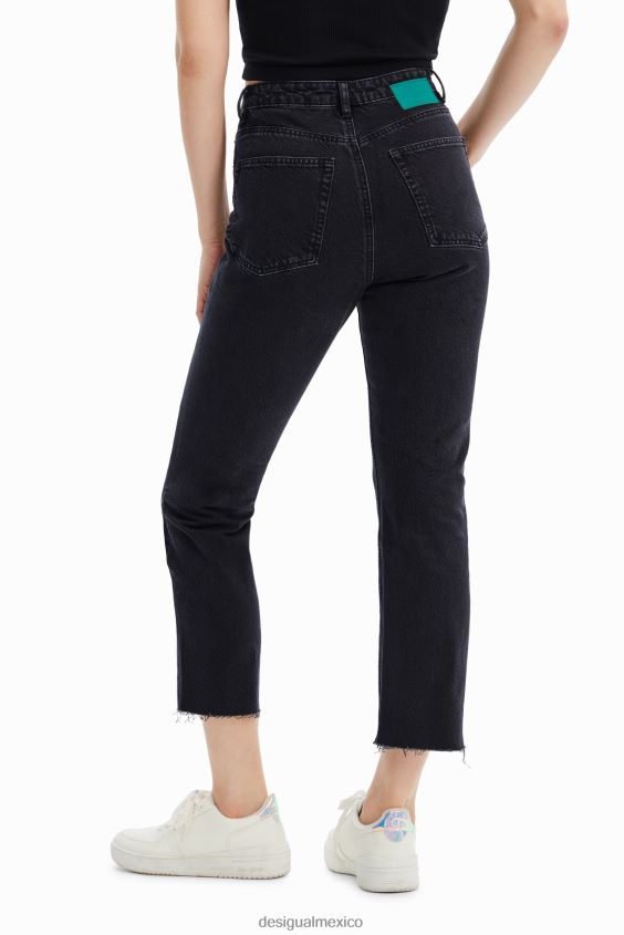 Desigual mujer jeans rectos recortados VZ26R0446 ropa