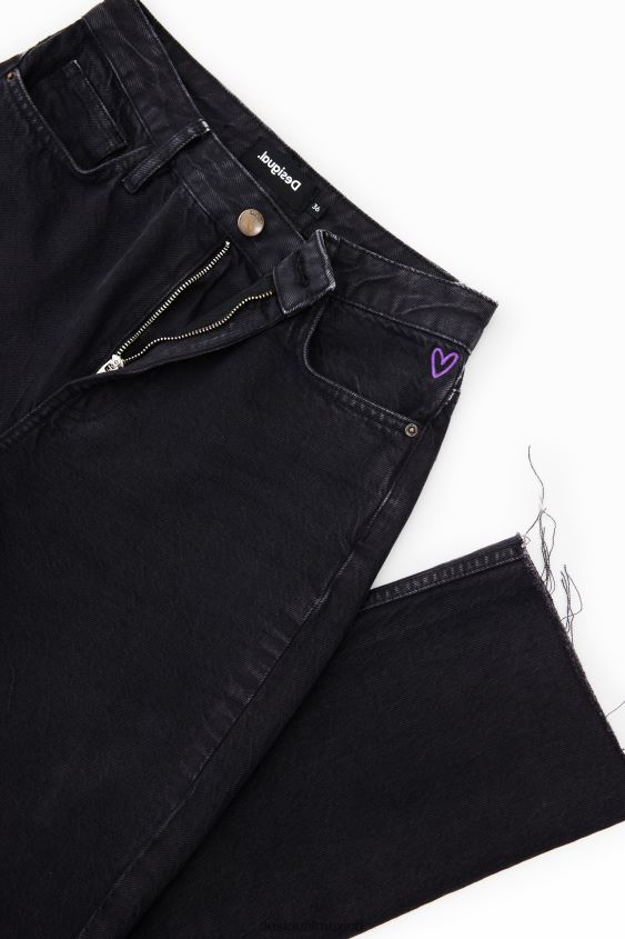 Desigual mujer jeans rectos recortados VZ26R0446 ropa
