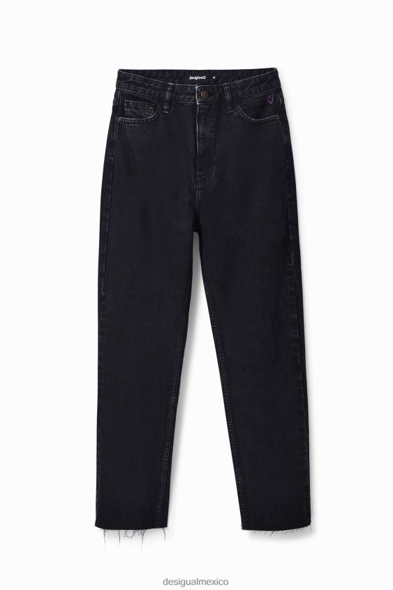 Desigual mujer jeans rectos recortados VZ26R0446 ropa
