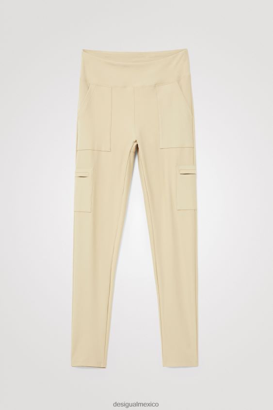 Desigual mujer leggings ajustados militares VZ26R01114 ropa
