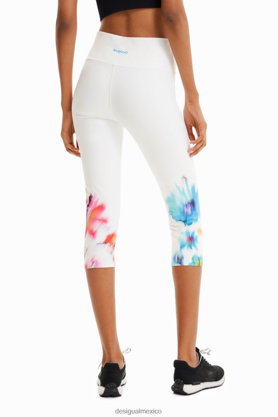 Desigual mujer leggings deportivos con estampado floral VZ26R0906 ropa