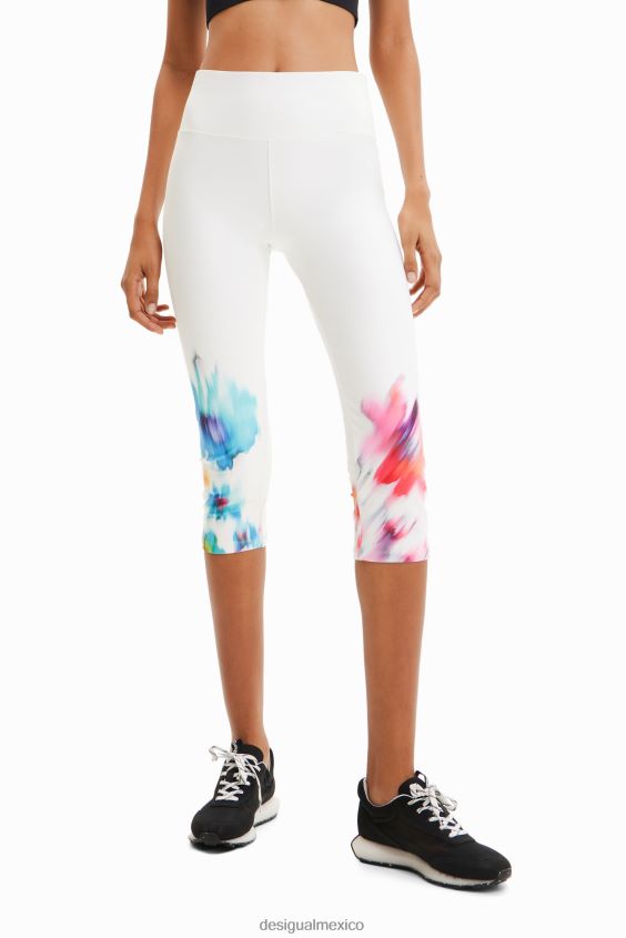 Desigual mujer leggings deportivos con estampado floral VZ26R0906 ropa