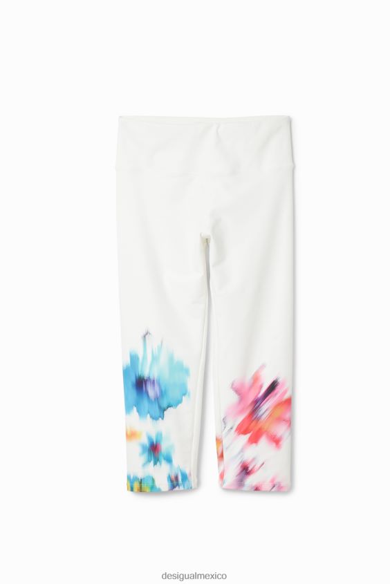Desigual mujer leggings deportivos con estampado floral VZ26R0906 ropa