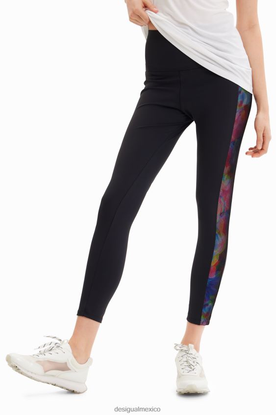 Desigual mujer leggings deportivos con laterales en contraste VZ26R0411 ropa