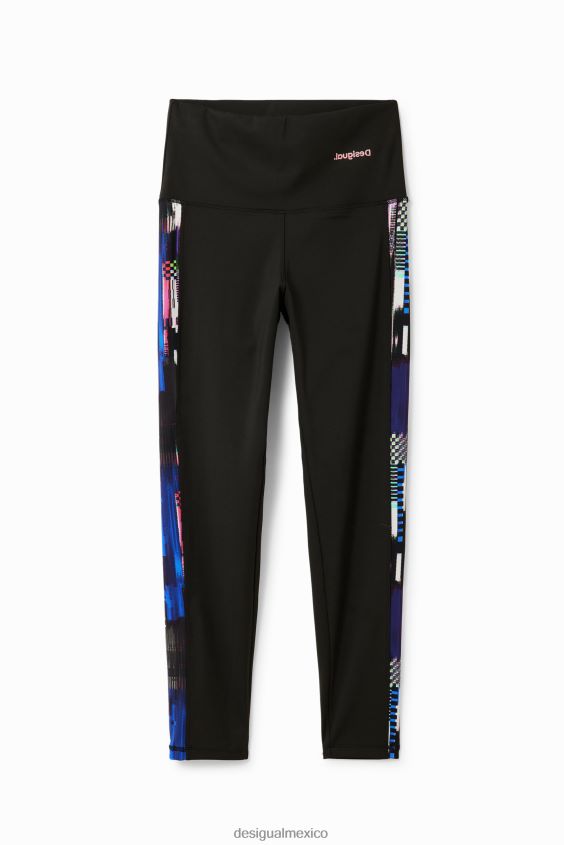Desigual mujer leggings deportivos lisos con fallas VZ26R0192 ropa
