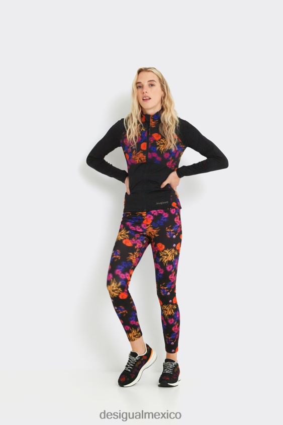 Desigual mujer leggins con estampado fotográfico VZ26R01109 ropa