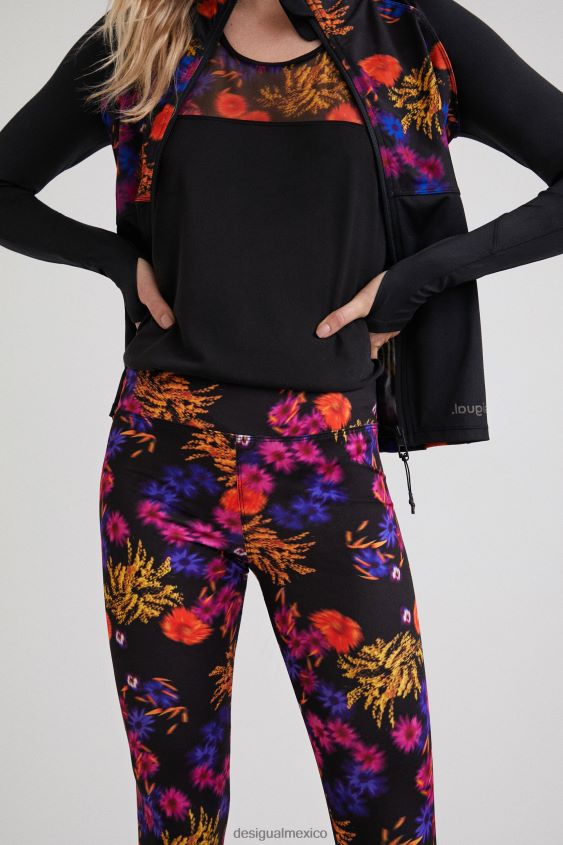 Desigual mujer leggins con estampado fotográfico VZ26R01109 ropa