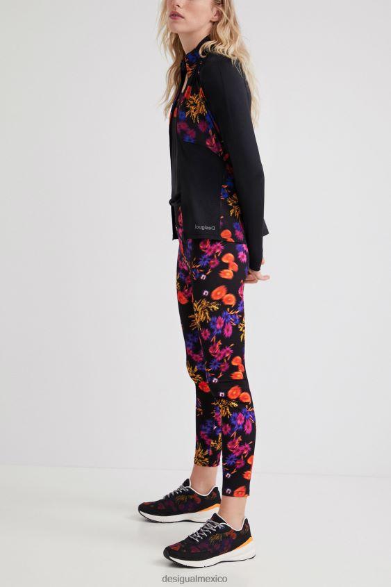 Desigual mujer leggins con estampado fotográfico VZ26R01109 ropa