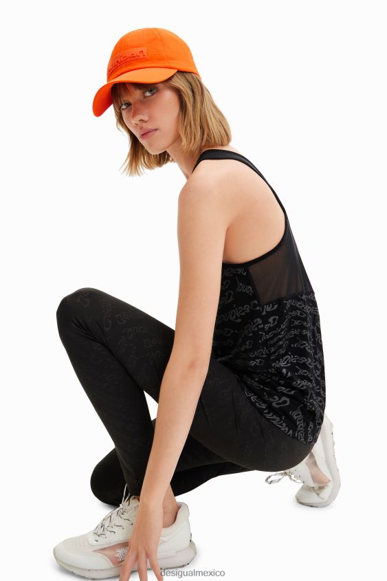 Desigual mujer leggins deportivos con logo VZ26R0757 ropa