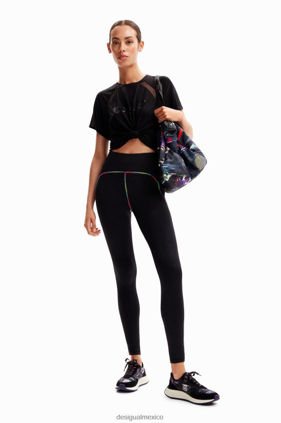 Desigual mujer leggins deportivos en contraste VZ26R0193 ropa
