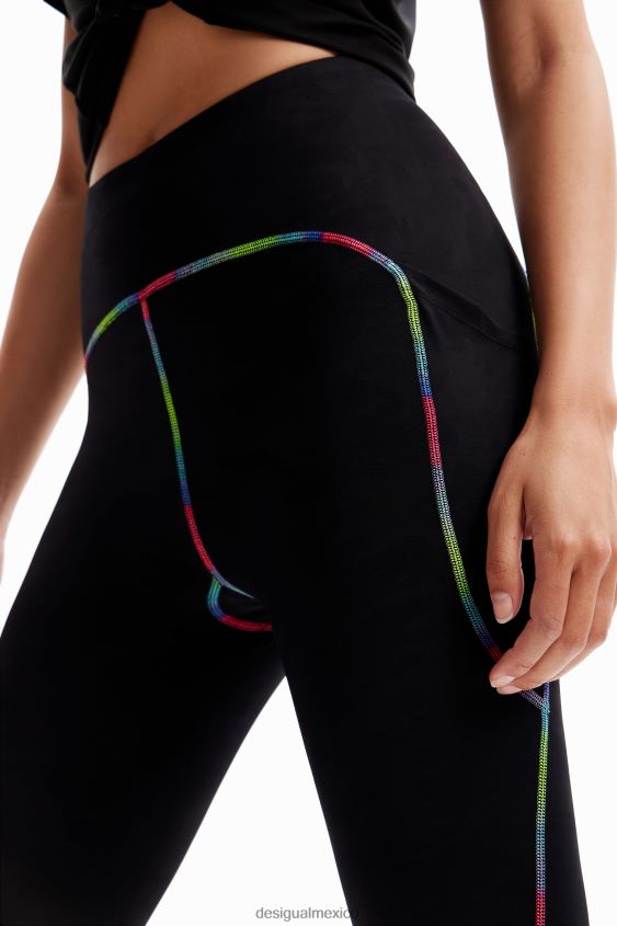 Desigual mujer leggins deportivos en contraste VZ26R0193 ropa