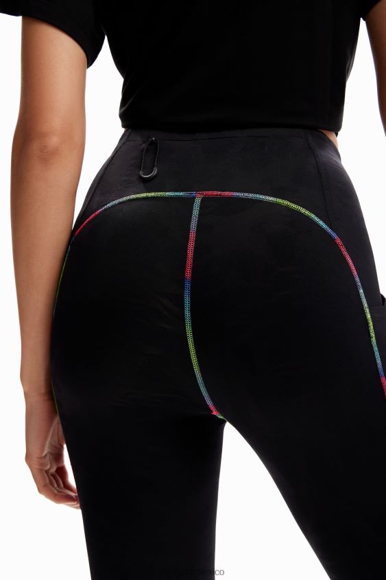 Desigual mujer leggins deportivos en contraste VZ26R0193 ropa